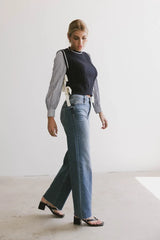 Riley Dad Jeans In Medium Wash - Final Sale