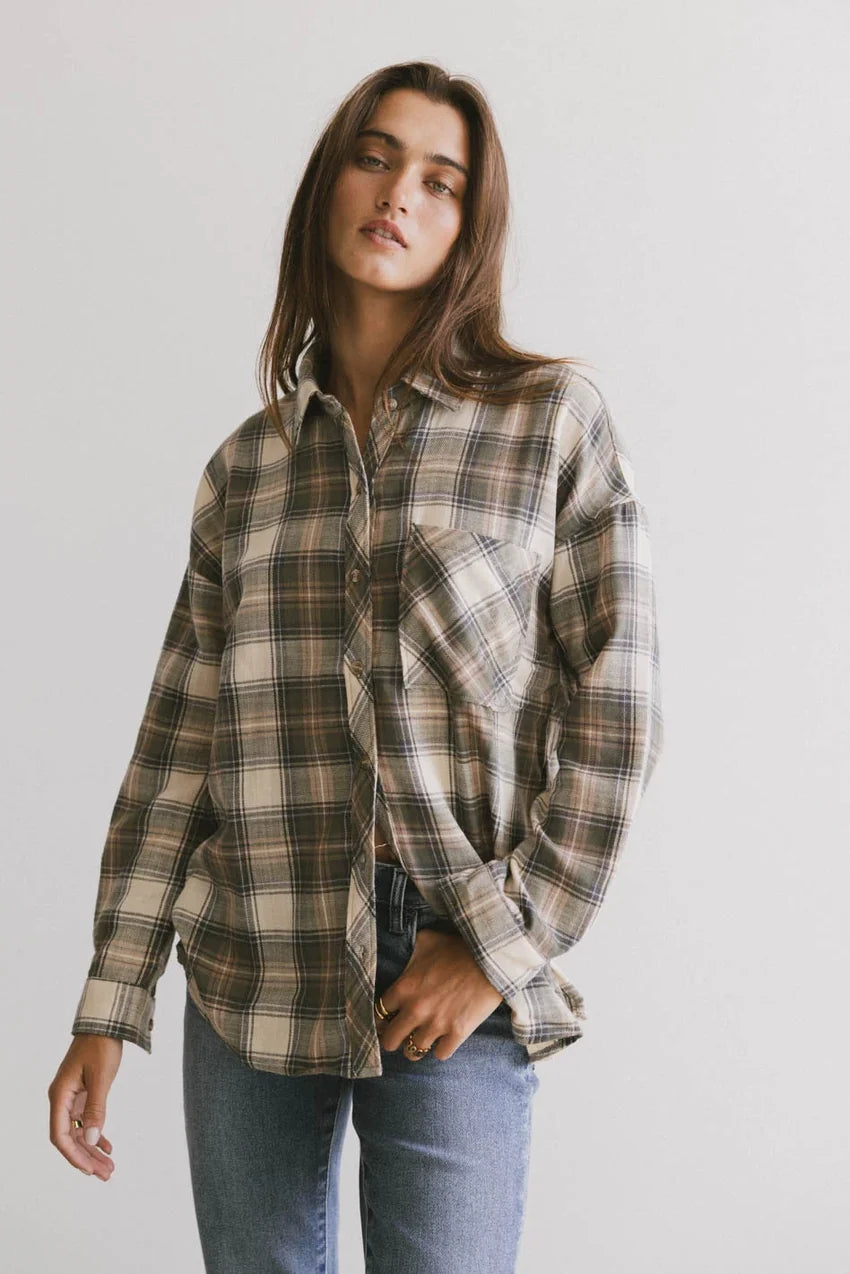 Markus Plaid Flannel Button Up - Final Sale