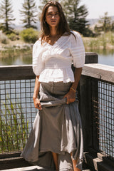 Nika Lace Ruffle Blouse - Final Sale