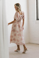 Janie Waist Tie Midi Dress - Final Sale