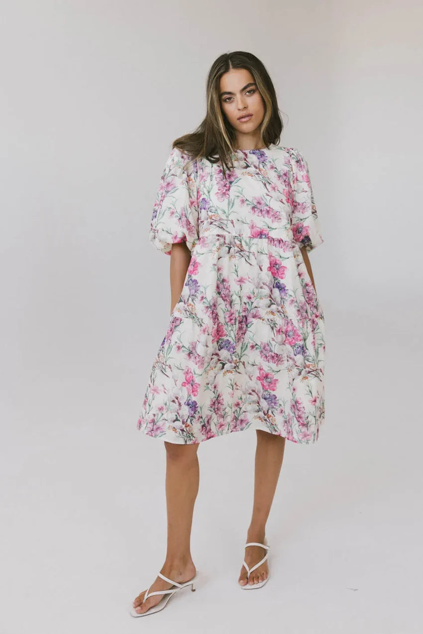 Aurora Floral Babydoll Dress