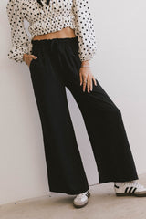 Mina Wide Leg Pants in Black - FINAL SALE