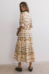 Tamara Abstract Midi Dress - Final Sale