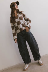 Tucker Checkered Sweater - Final Sale