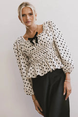 The Velveteen Bow Blouse - Final Sale