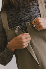 Jovi Cargo Overall Dress - Final Sale