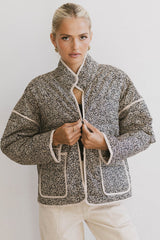 Kadee Quilted Jacket In Black