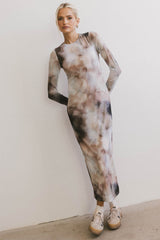 Jamie Watercolor Bodycon Dress - Final Sale