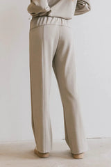 Flow State Pants In Taupe - Final Sale