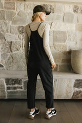 Bram Overalls In Black - Final Sale