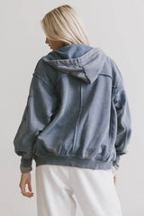 Viva Zip Up In Blue - Final Sale