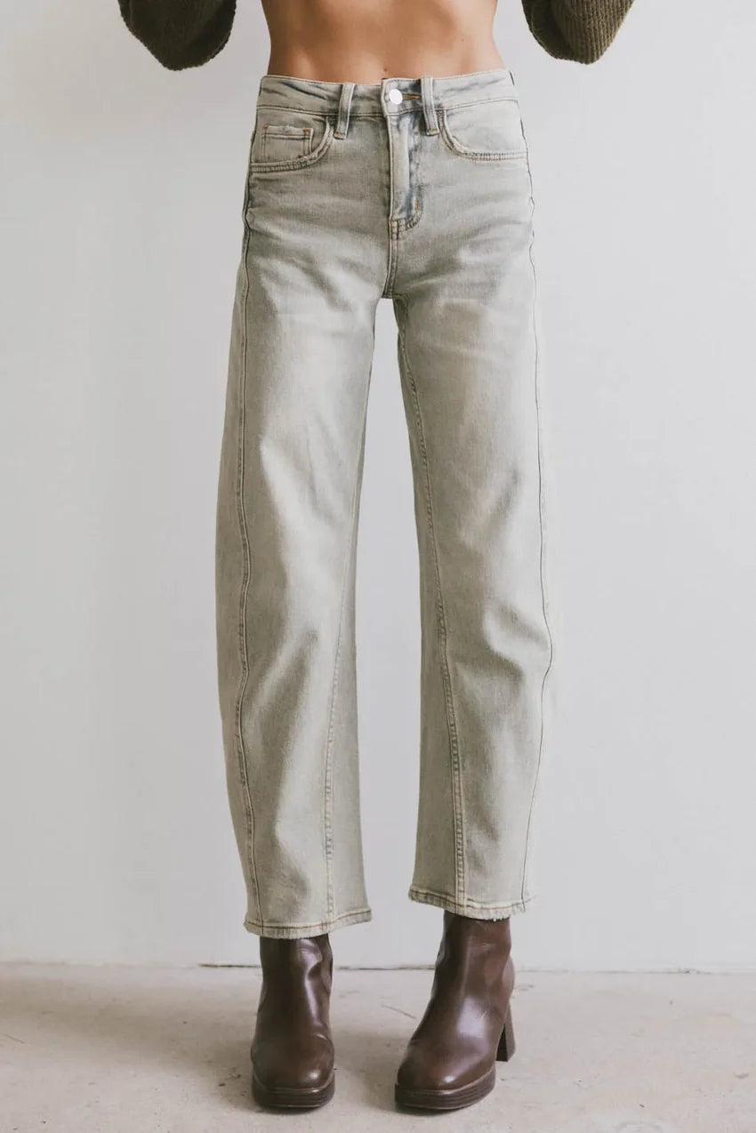 Frenchie Barrel Jean - Final Sale