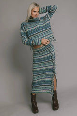 Amelia Striped Knit Sweater - Final Sale