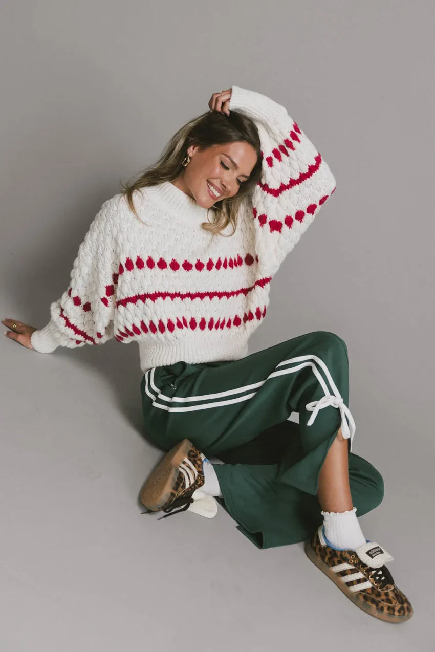 Astrid Track Pants in Green - FINAL SALE