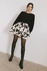 Petra Floral Sweater Dress - Final Sale