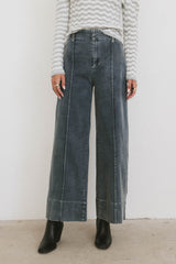 Emmaline Wide Leg Jeans in Dark Wash - FINAL SALE