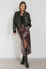 Clarissa Bomber Jacket in Black - FINAL SALE