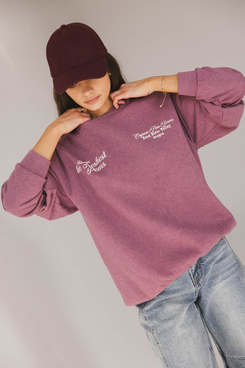 Freshest Pears Crewneck - Final Sale