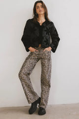 Shelly Quilted Jacket In Black - Final Sale
