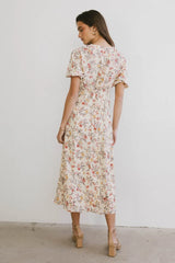 Ainsley Floral Midi Dress - Final Sale