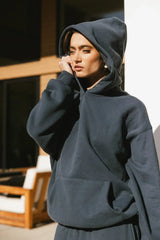 Do Not Disturb Sweatshirt In Navy - Final Sale