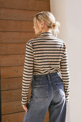 Kess Knit Top In Taupe - Final Sale