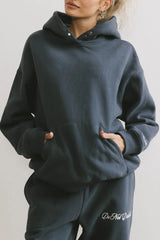 Do Not Disturb Sweatshirt In Navy - Final Sale