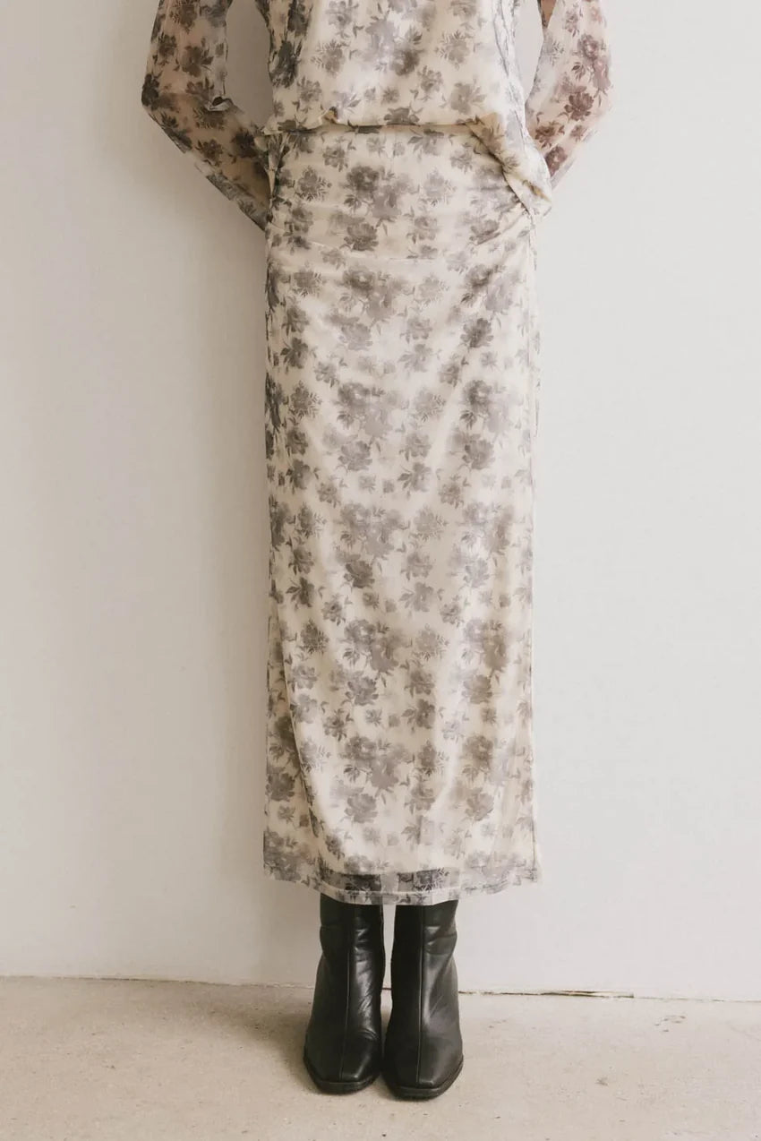 Kenna Mesh Maxi Skirt - Final Sale