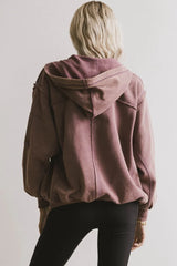 Viva Zip Up In Purple - Final Sale