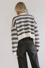 Kamryn Striped Knit Top - Final Sale