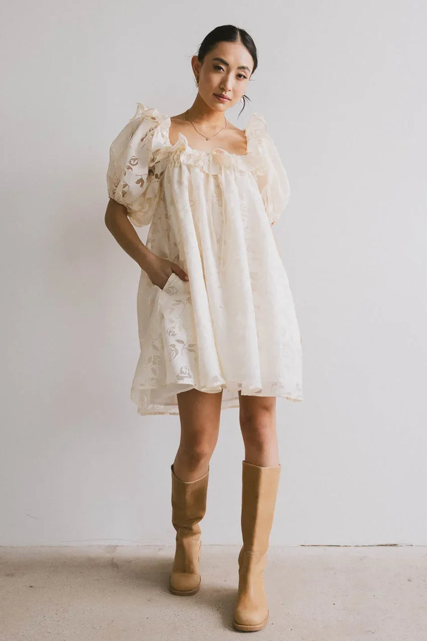 Alice Floral Babydoll Dress - Final Sale