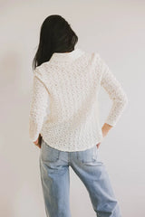 Lockie Lace Button Up In Cream - Final Sale