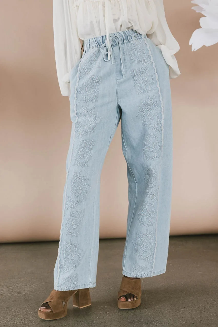 Callie Denim Pants - FINAL SALE