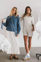Renley Striped Romper - Final Sale