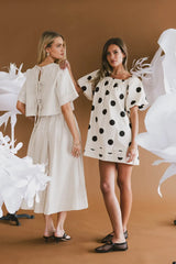 Rhett Polka Dot Babydoll Dress - Final Sale