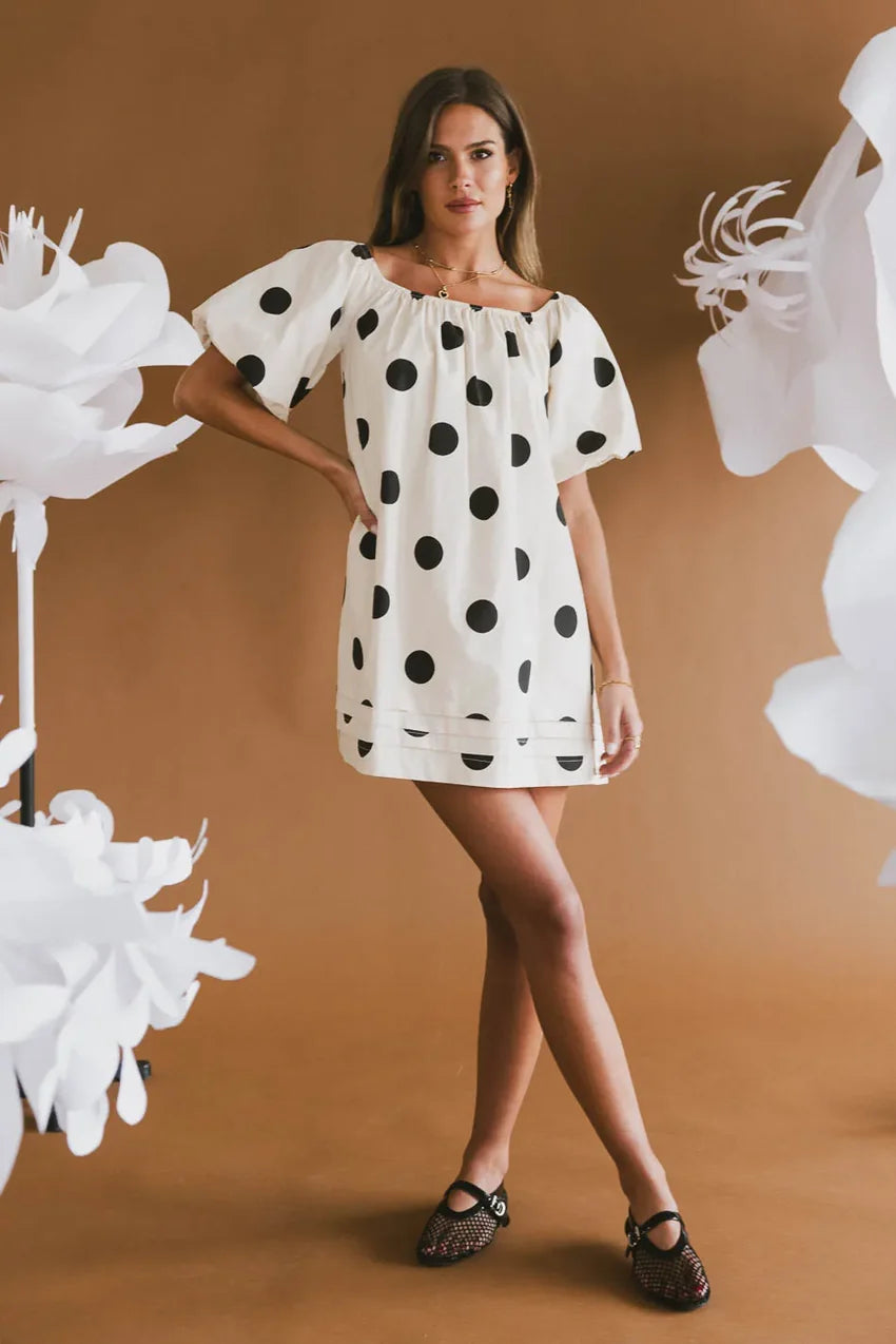 Rhett Polka Dot Babydoll Dress - FINAL SALE