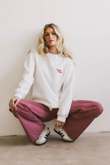 Stupid Cupid Crew Neck Sweater - Final Sale