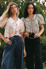 Neiko Floral Top - Final Sale