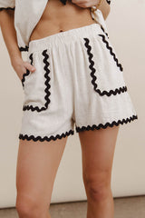 Bailey Ric Rac Shorts - Final Sale