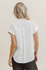 Kepner Pinstripe Top - Final Sale