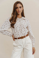 Destiny Ruffled Top - Final Sale