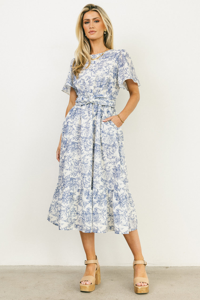 Theresa Floral Midi Dress - FINAL SALE