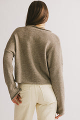 Maci Cardigan In Mocha - Final Sale