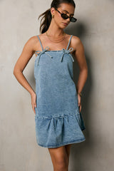 Mardie Denim Mini Dress - Final Sale