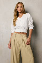 Mary Embroidered Blouse - FINAL SALE