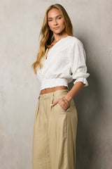 Mary Embroidered Blouse - Final Sale