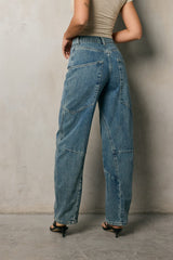 Zarha Tapered Barrel Jeans - Final Sale