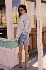 Jill Light Wash Denim Jacket - Final Sale