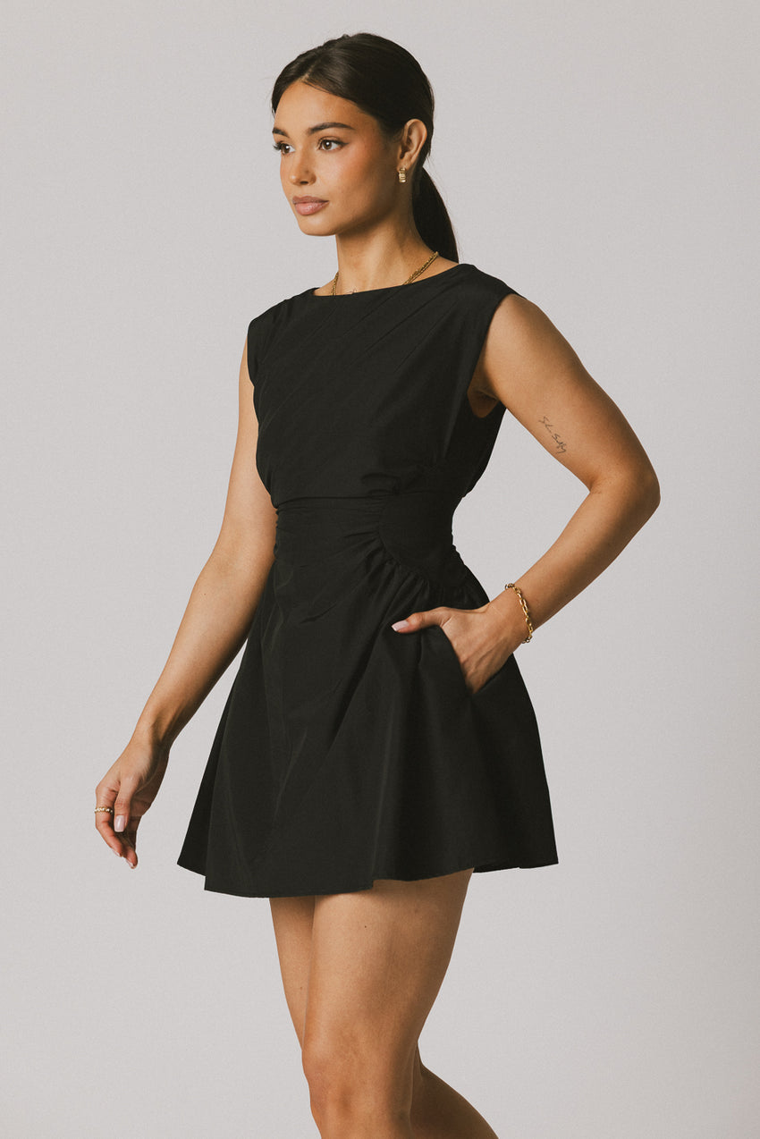 Jemma Mini Dress In Black - Final Sale