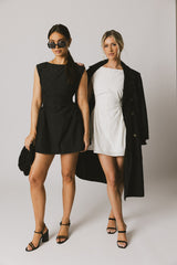 Jemma Mini Dress In White - Final Sale